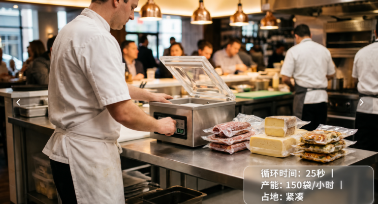 小型企业、餐厅与熟食店适用哪款真空封口机?